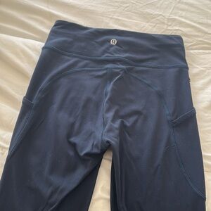 LULULEMON leggings navy blue